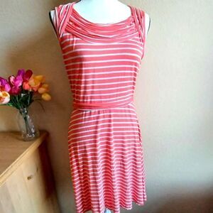 Max Studio A line striped dress Size L